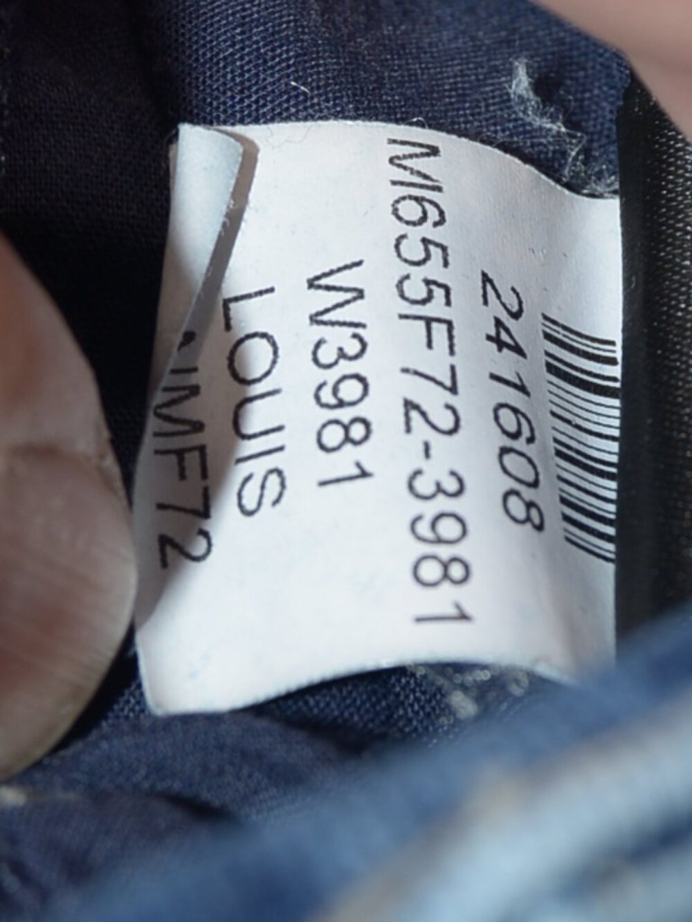 PAIGE Federal Slim Straight Jeans Men's Size 36 Louis Blue Wash - Picture 8 of 9